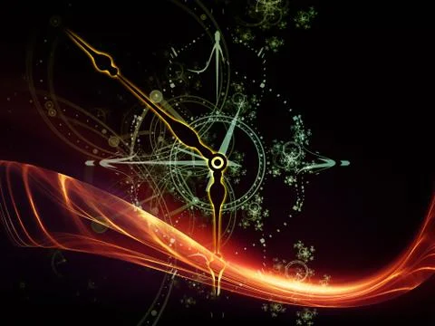 Paradigm of Temporal Realm Illustrazione stock