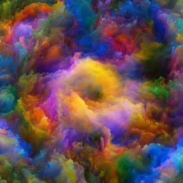 Paradigm of Virtual Canvas Stock Illustration