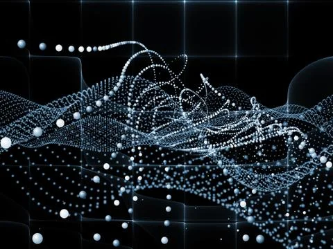 Paradigm of the Virtual Space Stock Illustration