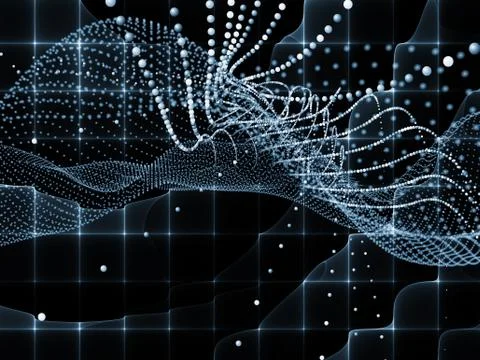 Paradigm of the Virtual Space Stock Illustration