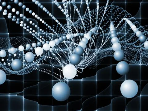 Paradigm of the Virtual Space Stock Illustration