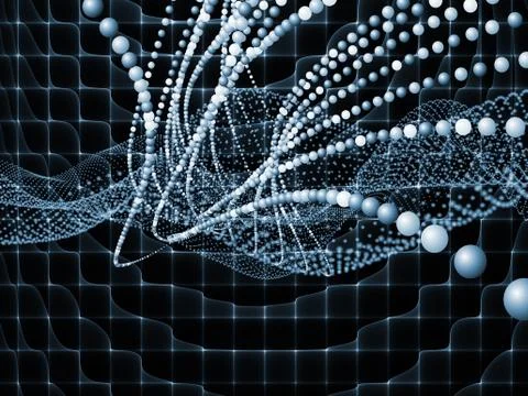 Paradigm of the Virtual Space Illustrazione stock