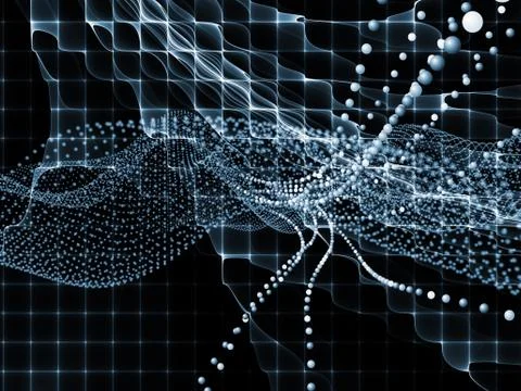 Paradigm of the Virtual Space Illustrazione stock