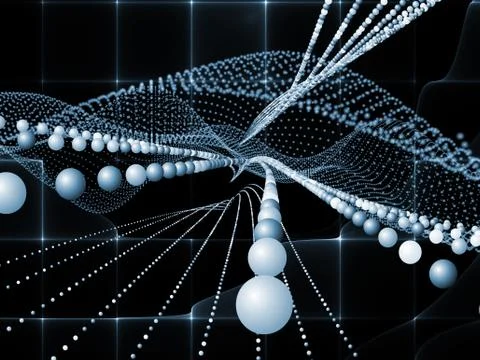 Paradigm of the Virtual Space Illustrazione stock