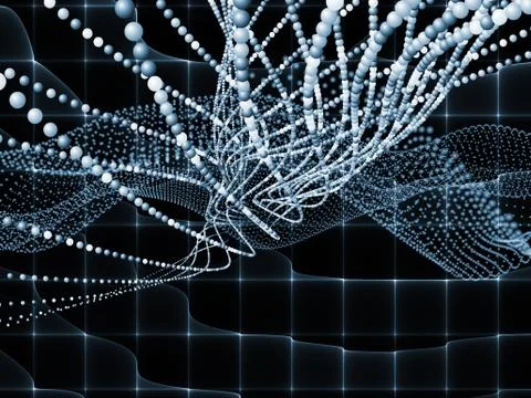 Paradigm of the Virtual Space Illustrazione stock