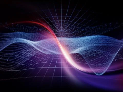 Paradigm of Virtual World Stock Illustration