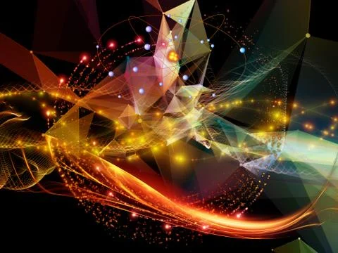 Paradigm of Virtual World Stock Illustration