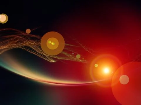 Paradigm of Virtual World Illustrazione stock