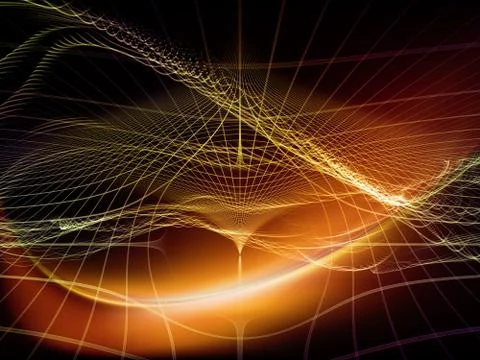 Paradigm of Virtual World Stock Illustration