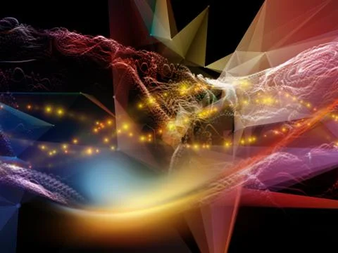 Paradigm of Virtual World Stock Illustration