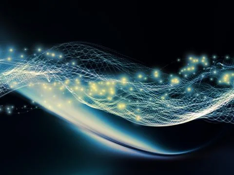 Paradigm of Virtual World Illustrazione stock