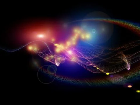 Paradigm of Virtual World 스톡 일러스트