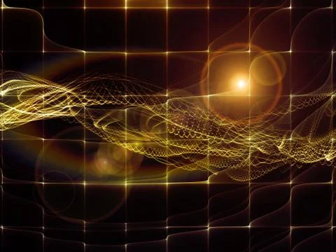 Paradigm of Virtual World Stock Illustration