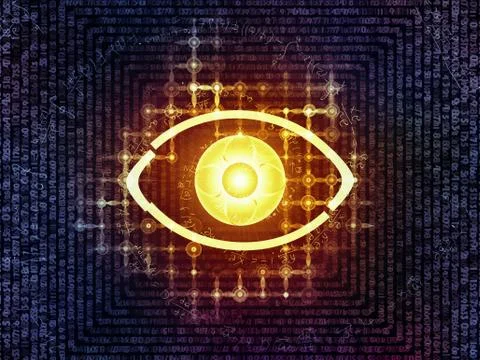 Paradigm of Visual Information Stock Illustration