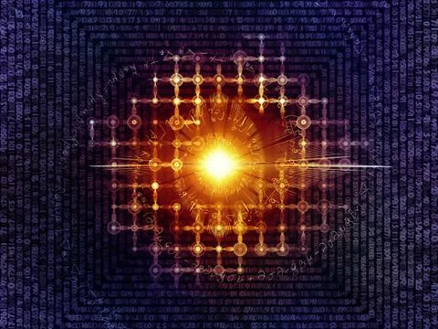 Paradigm of Visual Information Illustrazione stock