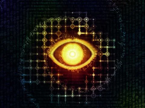 Paradigm of Visual Information Stock Illustration