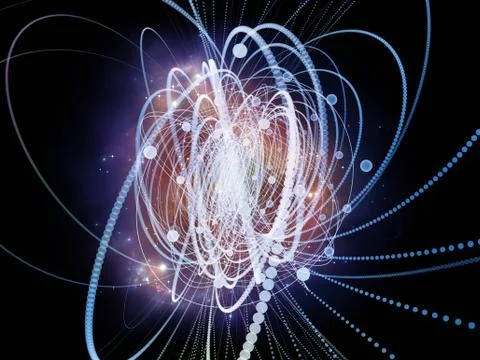 Paradigm of Wave Particle Stock Illustration