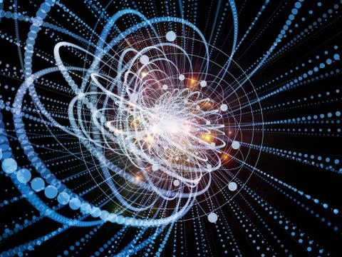 Paradigm of Wave Particle Stock Illustration