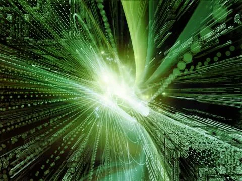 Paradigm of Wave Particle Stock Illustration