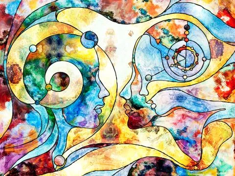 Paradigms of Understanding. 库存插图