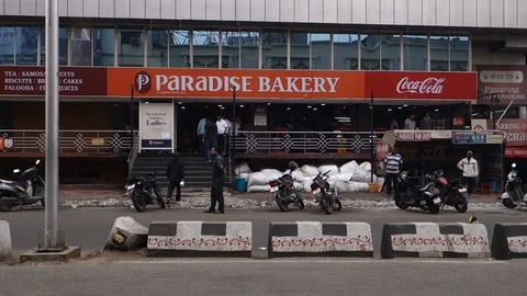 Paradise-Bakery-India Stock Footage 83459364