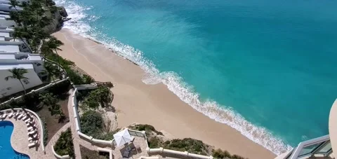 Paradise From Balcony Stock Footage 218302679