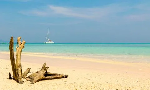 Paradise bamboo island phi phi krabi thailand 写真素材