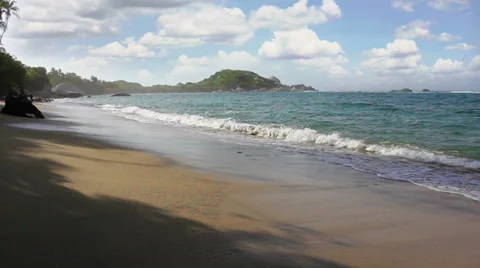 Paradise Beach 01 Stock Footage 35757399