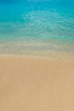 Paradise beach background Stock Photos