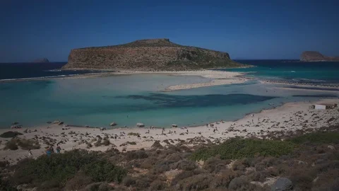 Paradise beach (Balos, Crete) Video stock 80447937