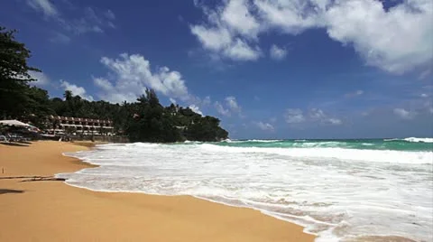 Paradise beach Video stock 12211168