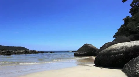 Paradise beach Video stock 12360449