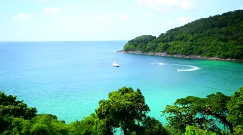 Paradise Beach Stock Footage 45595712