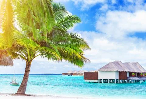 Paradise beach landscape Stock-Fotos