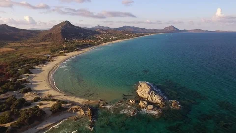 Paradise beach , long and  empty  Stock-Footage 82397006
