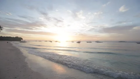 Paradise, beach, ocean, sun, Perfect view, sea, ocean, sand, sunrise, nature Stock Footage 146780698