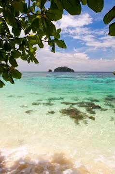 Paradise beach Foto stock