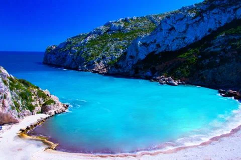 The paradise beach Stock Photos