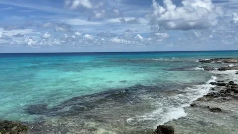 Paradise beach in Rangiroa Stock-Footage 344427457