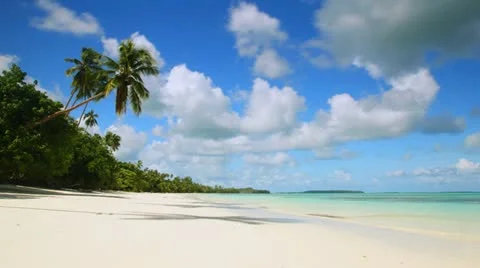 Paradise Beach Time-lapse I Stock Footage 11052192