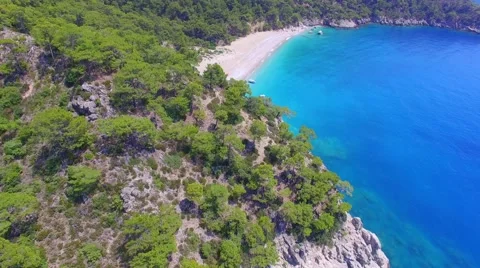 Paradise Beach Turkey Stock-Footage 64317178