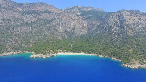 Paradise Beach Turkey Stock Footage 64317588