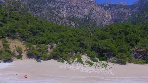 Paradise Beach Turkey Stock Footage 64539131