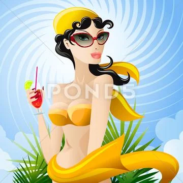 The paradise Stock Illustration
