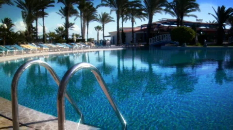 Paradise Pool Stock-Footage 92451