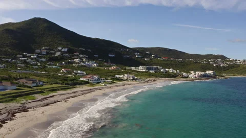 Paradise in saint maarten 動画素材 201509056