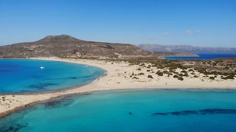 Paradise sand beach Video stock 106946054