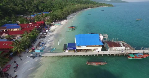 Paradise sandy beach Stock Footage 61492527