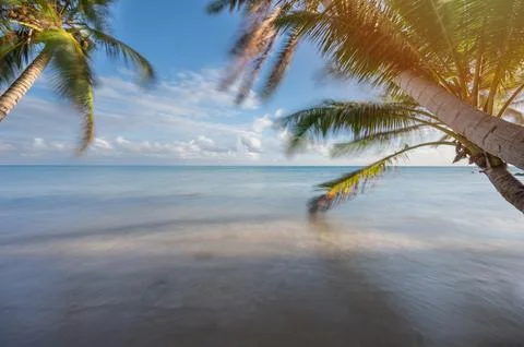 Paradise sea background Stock Photos