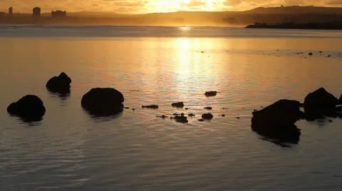 Paradise Sunrise Stock Footage